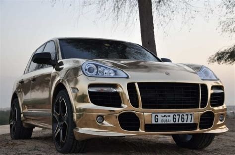 Gold Plated Porsche Cayenne | FLATSIXES