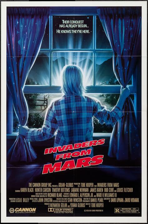 Invaders From Mars (1986) (Tobe Hooper) | Movie posters, Mars movies ...