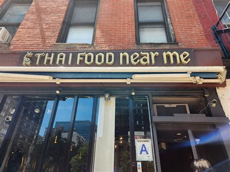 This restaurant named "Thai food near me" : r/newyorkcity