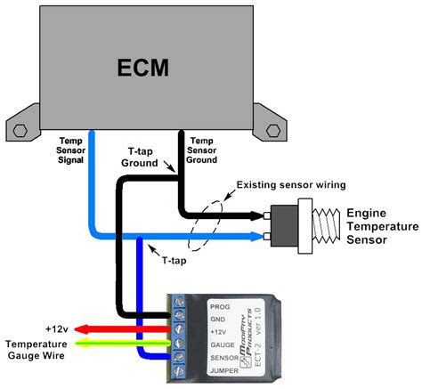 2 Wire Temp Sensor Coolant Temperature Sensor Wiring Diagram - inspirenetic