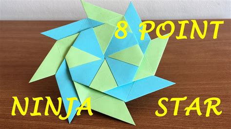 Origami Bild: Origami Ninja Star 8 Point Instructions