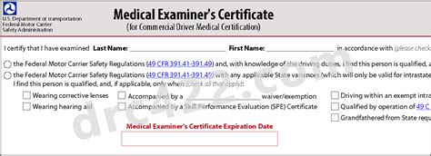 DOT Physicals – CDL Medical Certificate – Dr Glen Cianciulli