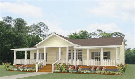 mobile home wrap around porch - Google Search | Mobile home porch ...