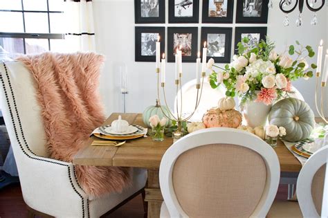 Home and Fabulous: GLAMOROUS THANKSGIVING DINNER TABLE