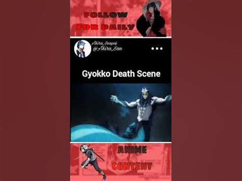 Gyokko Death Scene|4k Demon Slayer #shorts #demonslayer - YouTube