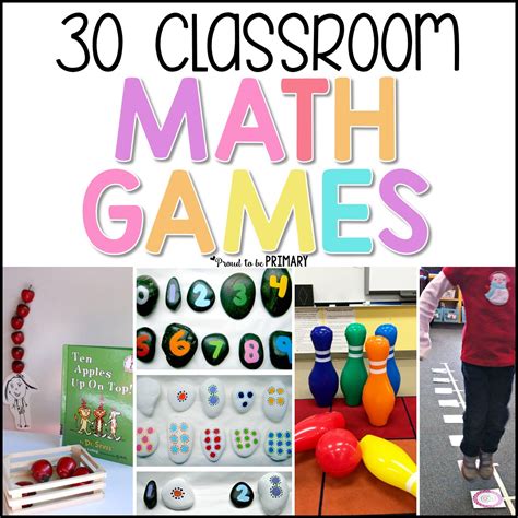 Classroom Math Games for Memorable Fun – Proud to be Primary