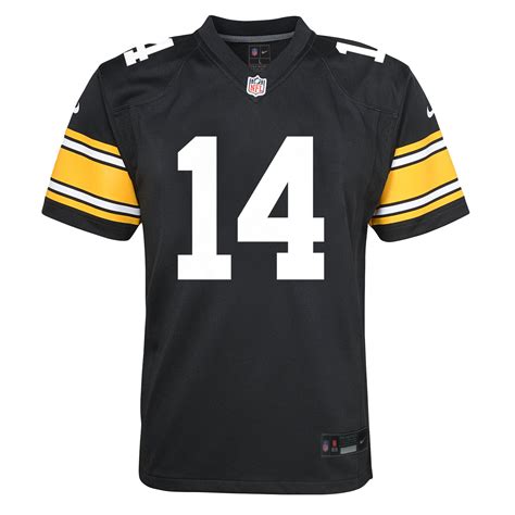 Youth Nike George Pickens Black Pittsburgh Steelers Game Jersey ...