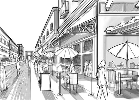 Perspective Guides: How to Draw Architectural Street Scenes — A handy ...