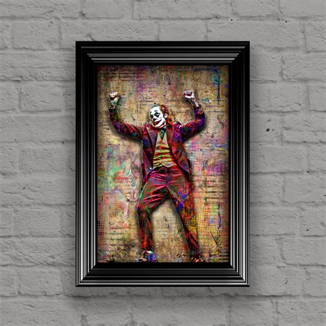 Joaquin Phoenix Joker Poster, The Joker Tribute Fine Art – McQDesign