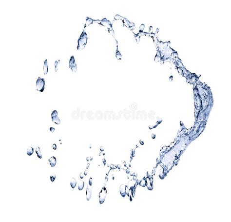 Water Splash On White stock photo. Image of nobody, health - 105558654