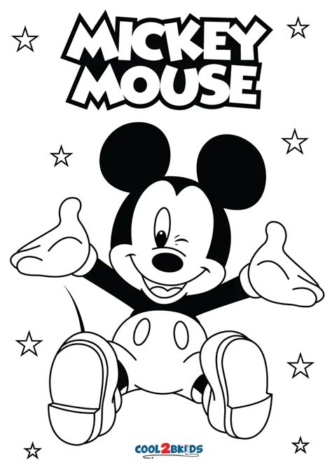 Free Printable Mickey Mouse Coloring Pages For Kids