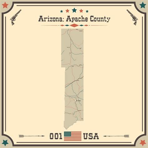 Apache County Map: Over 56 Royalty-Free Licensable Stock Vectors ...