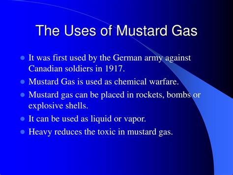 PPT - Mustard Gas PowerPoint Presentation, free download - ID:4356454