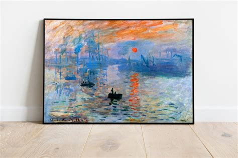 Sunrise by Claude Monet Print, Fine Art, Antique Art, Monet Art Print ...