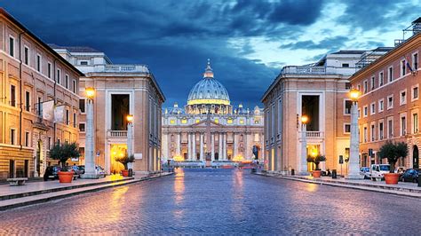 HD wallpaper: Saint Paul Cathedral Vatican City, rome, italy, st peters ...