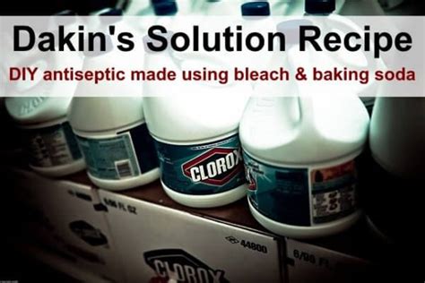 Dakin’s Solution Recipe: How To Make Dakin's Solution Survival Quotes ...