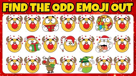 Find the ODD One Out - Christmas Edition 🎄🎅⛄️ | Easy, Medium, Hard ...