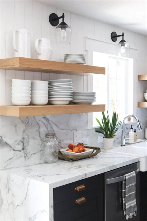 Laminate Countertops & Backsplash - The Wood Grain Cottage