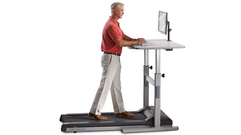 Modern Office LifeSpan Medium Use Treadmill with Manual Desk with ...