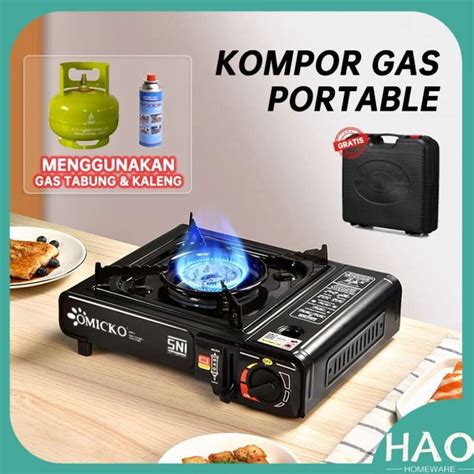 Jual KOMPOR GAS PORTABLE Kompor Gas Portable 2 In 1/ Kompor Portable ...