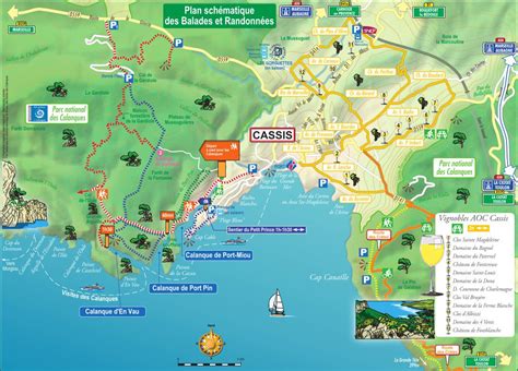 Calanque de Cassis, hiking | Hiking map, European road trip, Map