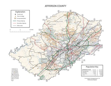 Maps of Jefferson County