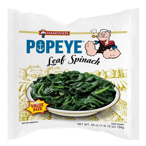 Hanover Foods | Popeyes Spinach 28oz a premium product at affordable ...