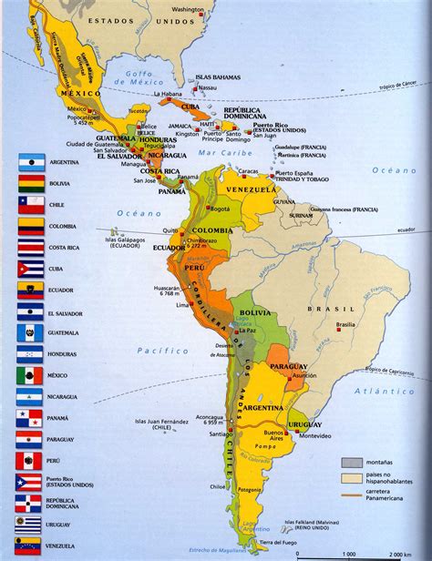 El mapa de america latina - Imagui