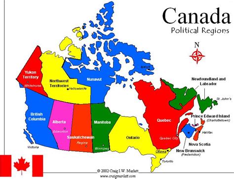 List Of Provinces And Their Capitals In Canada - Printable Online