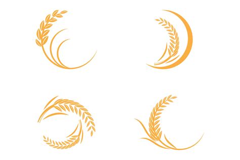 Wheat Logo Vector Design Graphic by Redgraphic · Creative Fabrica