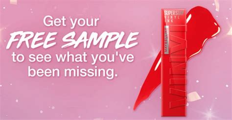 FREE Maybelline Lipstick Sample