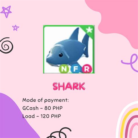 ADOPT ME NFR SHARK (NEON FLY RIDE) on Carousell