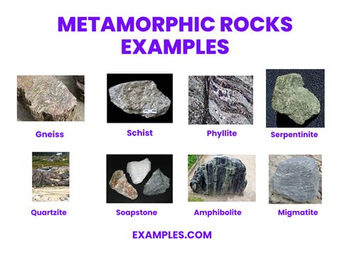 Metamorphic Rocks - 20+ Examples, Definition, Types, Characteristics