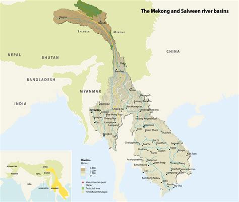 The Mekong and Salween river basins | GRID-Arendal