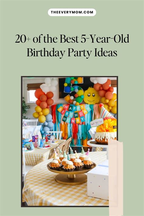 20+ of the Best 5th Birthday Party Ideas | The Everymom | 5th birthday ...