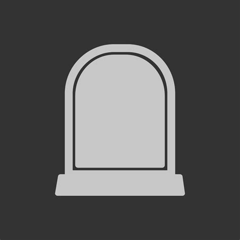 Gravestone logo, tombstone icon, headstone silhouette template vector ...