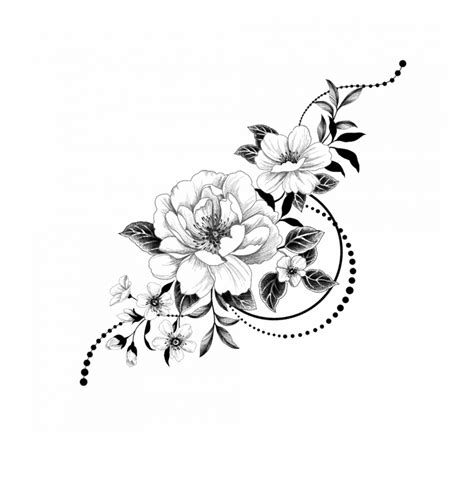 Free Black And White Sunflower Tattoo Designs, Download Free Black And ...