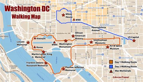 Memorials Washington Dc Map - Alvera Marcille