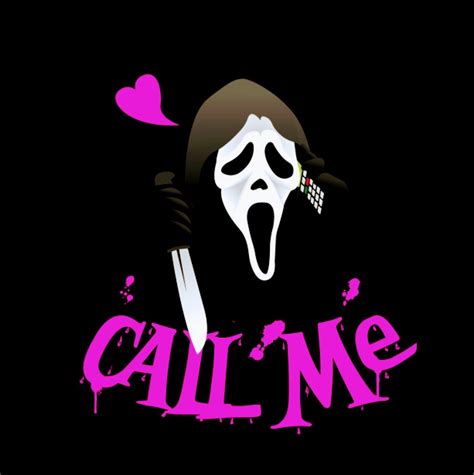 Ghostface - Call Me, Scream | Horror movies funny, Funny horror, Horror ...