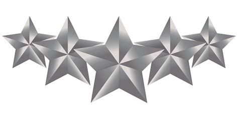 Five Silver Stars Quality Control Rating Stars Icons Stock Illustration ...