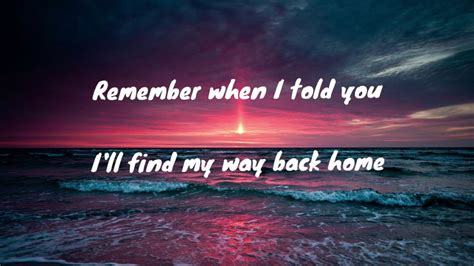 Shaun feat Conor Way Back Home (lyrics) - YouTube