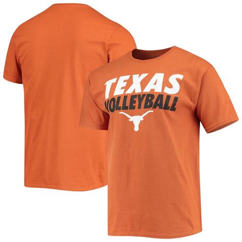 Men's Champion Texas Orange Texas Longhorns Game Ready Volleyball T-Shirt