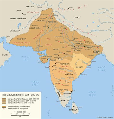 The Mauryan Empire, 322 - 232 BC by Undevicesimus on DeviantArt