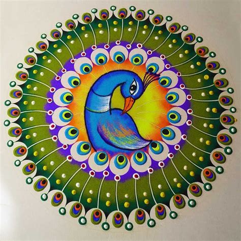 An Astounding Compilation of Over 999 Peacock Rangoli Images, Including ...