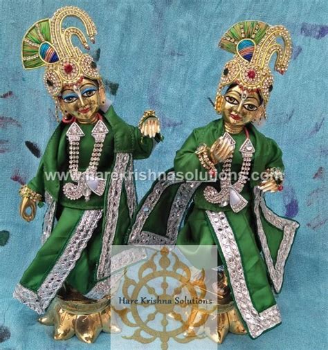 10 Inches Krishna Balaram Deity /Statue/Murthy(Asthadhatu Metal, Plain ...