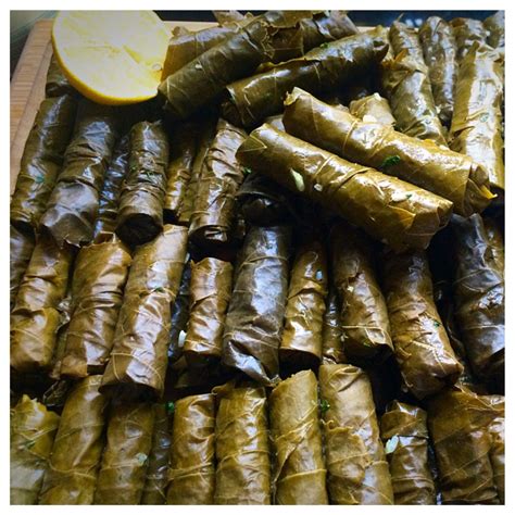 Lebanese Vegetarian Grape Leaves | Grape leaves recipe, Grape leaves ...