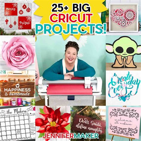 25+ Big Cricut Project Ideas for the Cricut Venture! - Jennifer Maker