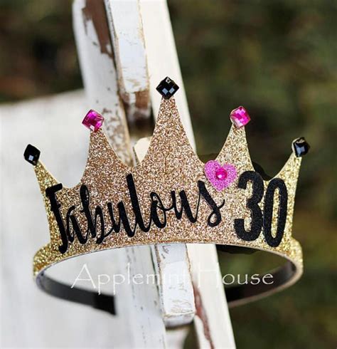 21st Birthday Crown, 30th Birthday Themes, Golden Birthday, Adult ...