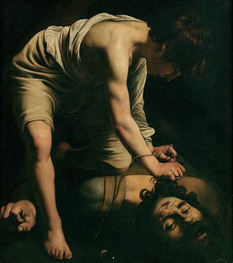 David And Goliath Painting by Caravaggio