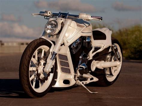 White Custom Motorcycle www.choppersportugal.com | Harley bikes ...